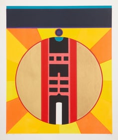 Xiu-ping Liao, Golden Medal, Screenprint