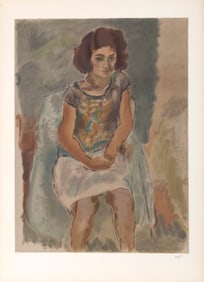 After Jules Pascin, Nana, Lithograph on Arches, Stamp-Signed