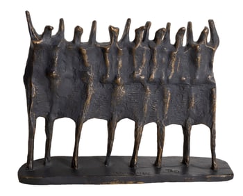 After Krishna Reddy, The Vision , Cast Resin Sculpture