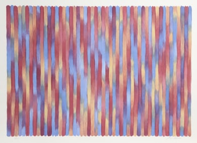 Gene Davis, Banjo, Lithograph on Arches Paper