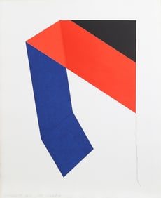 Jack Sonenberg, Dimensions 2, Etching with Aquatint with String Collage