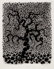 Bob Cato, Tree from Nantucket Series, Screenprint on Somerset