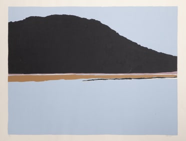 Stephen Poleskie, Black Mountain, Screenprint