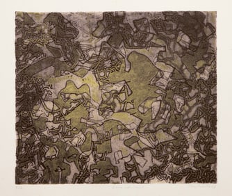 Jacqueline Levy Morelle, Dance African, Etching and Aquatint on BFK Rives