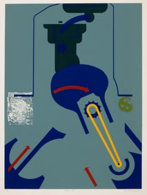 Lee Adler, Engine III, Screenprint and Acrylic