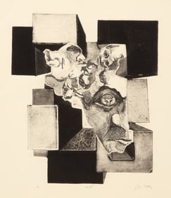 John Bates, Head, Etching and Aquatint