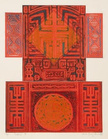 Xiu-ping Liao, Festival, Etching and Aquatint on BFK Rives