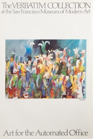 Charley Harper, The Verbatim Collection Exhibition Poster, Poster