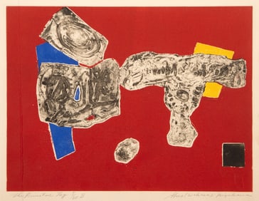 Akio Wakasa Miyakawa, The Primitive Toy B, Etching and Aquatint