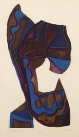 Linda Mave, Shapes one, Intaglio and Aquatint