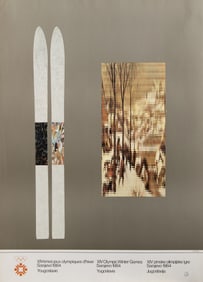 Jiri Kolar, XIV Olympic Winter Games, Poster