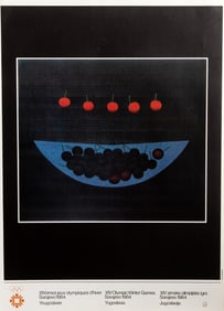 Yozo Hamaguchi, XIV Olympic Winter Games, Poster