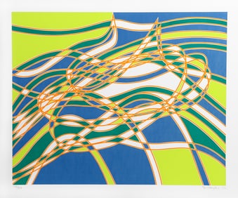 Stanley William Hayter, Untitled 3, from the Aquarius Suite, Screenprint