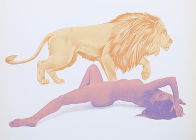 Mel Ramos, Leo, Screenprint