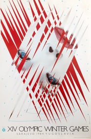 James Rosenquist, XIV Olympic Winter Games, Poster