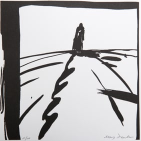 Mary Frank, Untitled from Sculpture Center Portfolio, Printed letterpress on Somerset