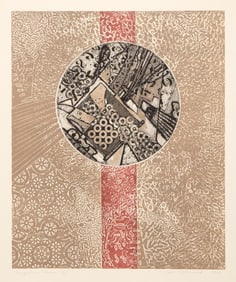 Jim McCormick, Parget in Chaos, Etching on Arches