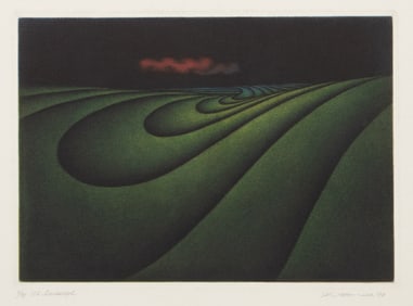 Kazuhisa Honda, 102 Landscape, Etching and Aquatint