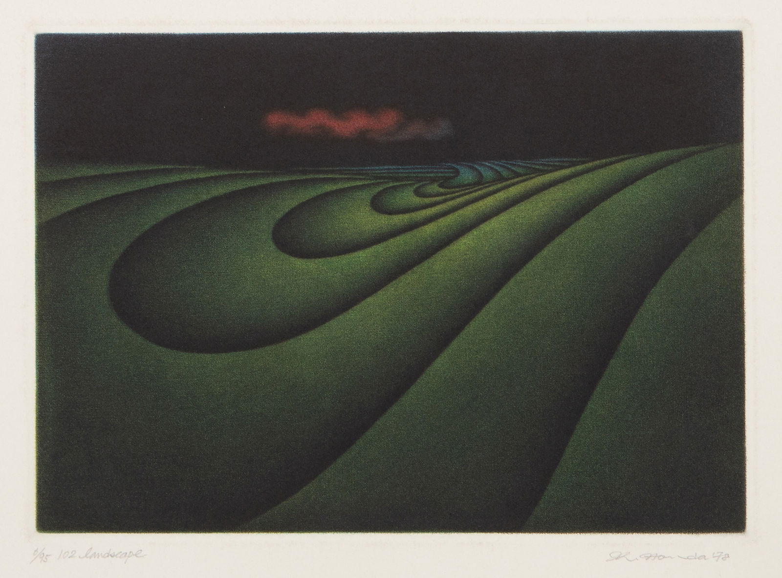 Kazuhisa Honda, 102 Landscape, Etching and Aquatint (1 of 4)
