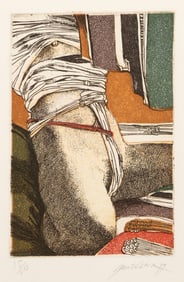 Saint Clair Cemin, Bondaged Woman, Etching and Aquatint on Arches