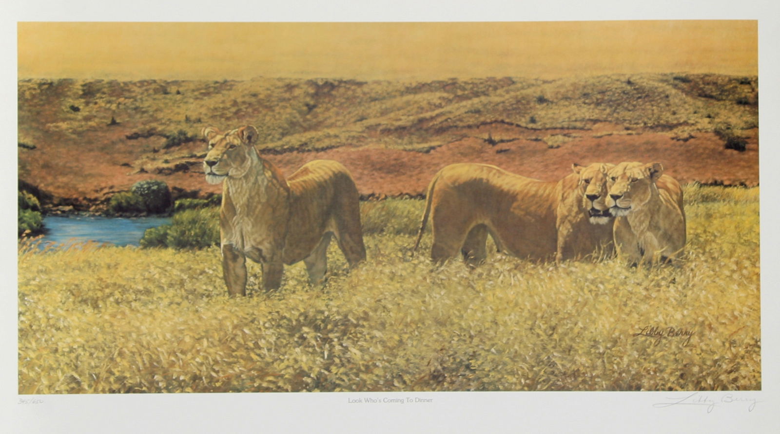 Libby Berry, Look Who's Coming to Dinner, Offset Lithograph (1 of 2)