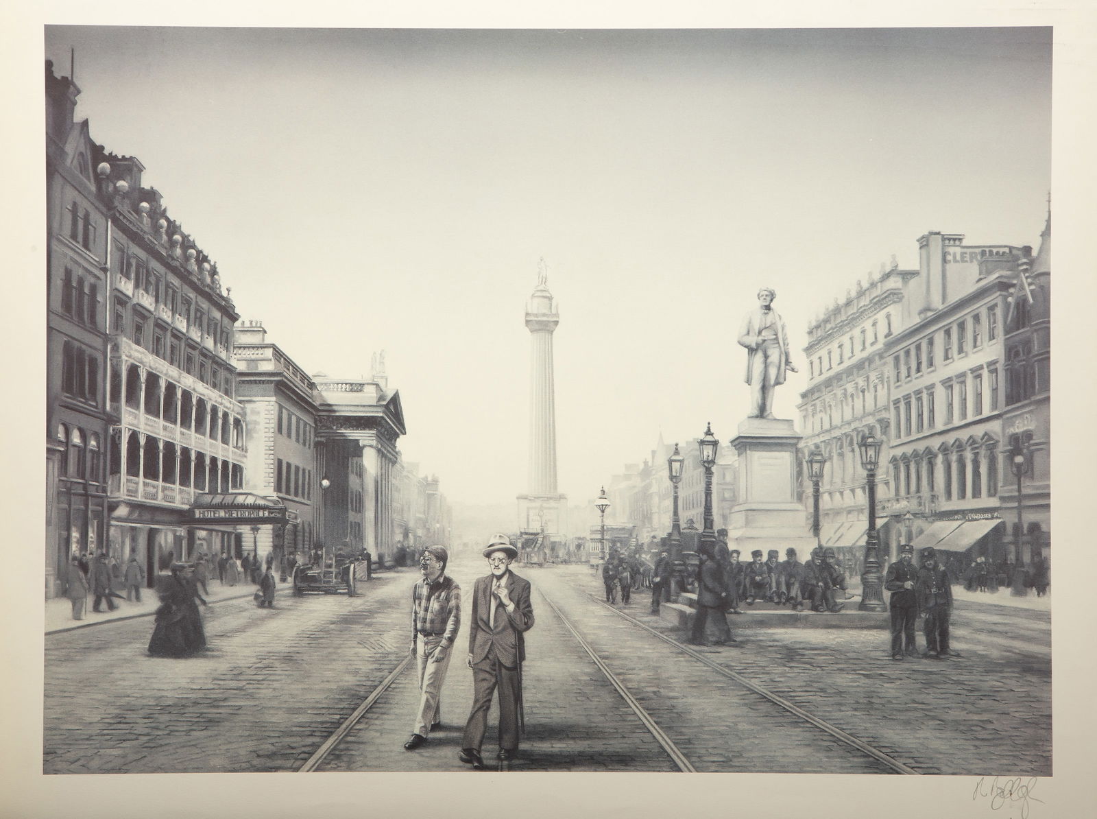 Robert Ballagh, In the Hibernian Metropole, Offset Lithograph (1 of 4)