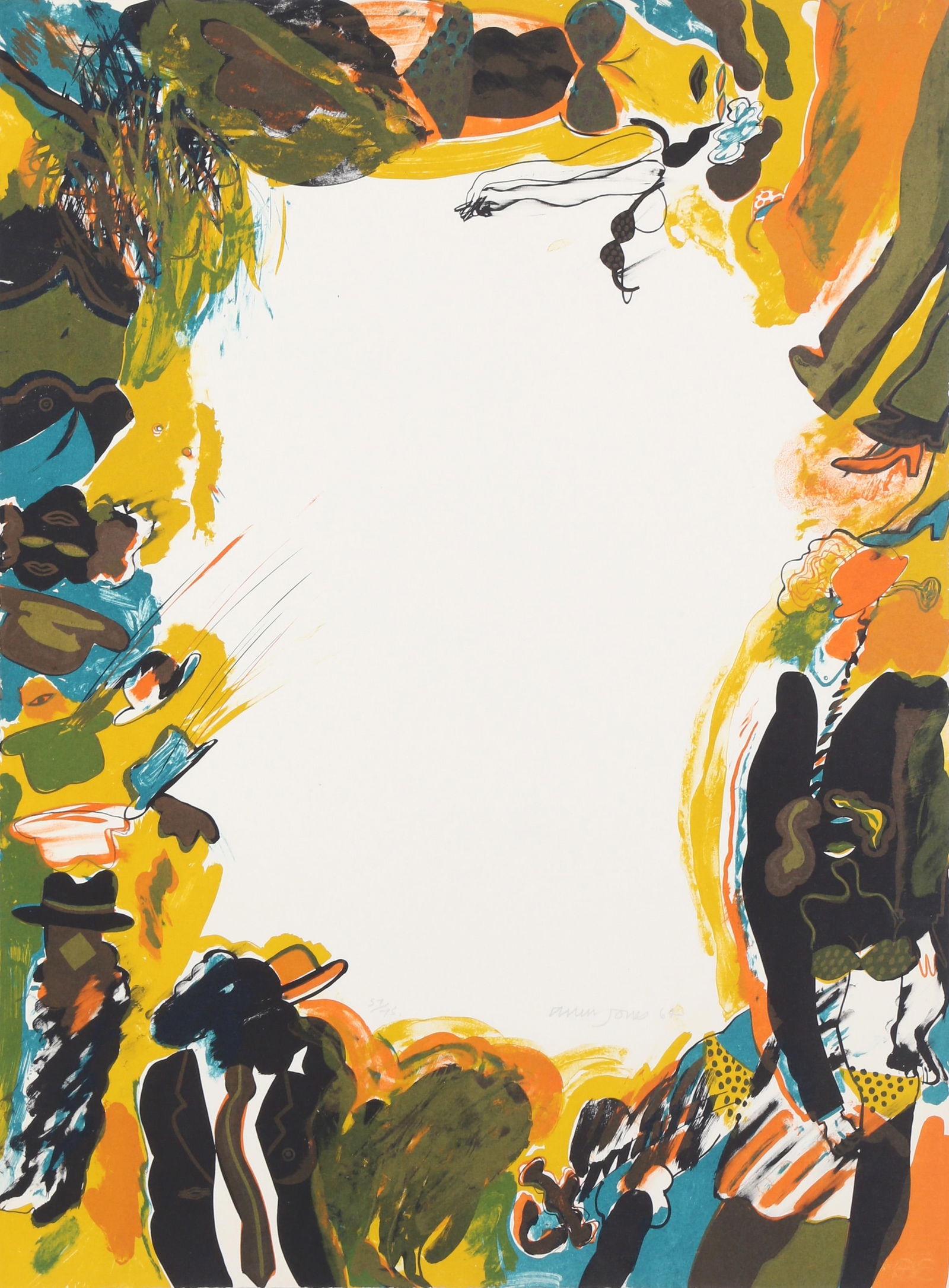 Allen Jones, Concerning Marriages, Lithograph (1 of 2)