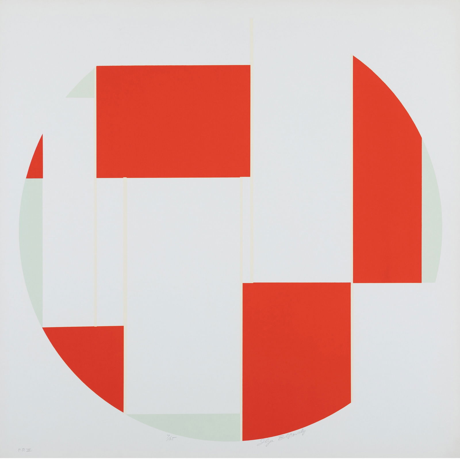 Ilya Bolotowsky, Untitled 1, Screenprint (1 of 1)