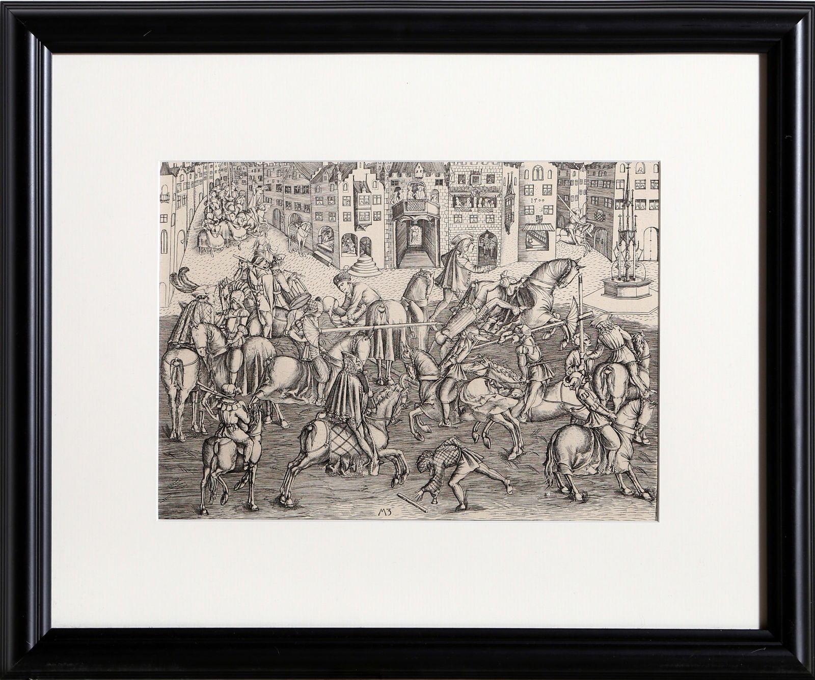 After Matthaus Zaisinger (aka Master M.Z.), Le Grand Tournoi, Heliogravure: Artist: Matthaus Zaisinger (aka Master M.Z.), After by Amand Durand, German (1498 - 1555) Title: Le Grand Tournoi Year:, Medium: Heliogravure Image Size: 8.5 x 11.75 inches Size: 9.5 x 12.5 in. (24.13