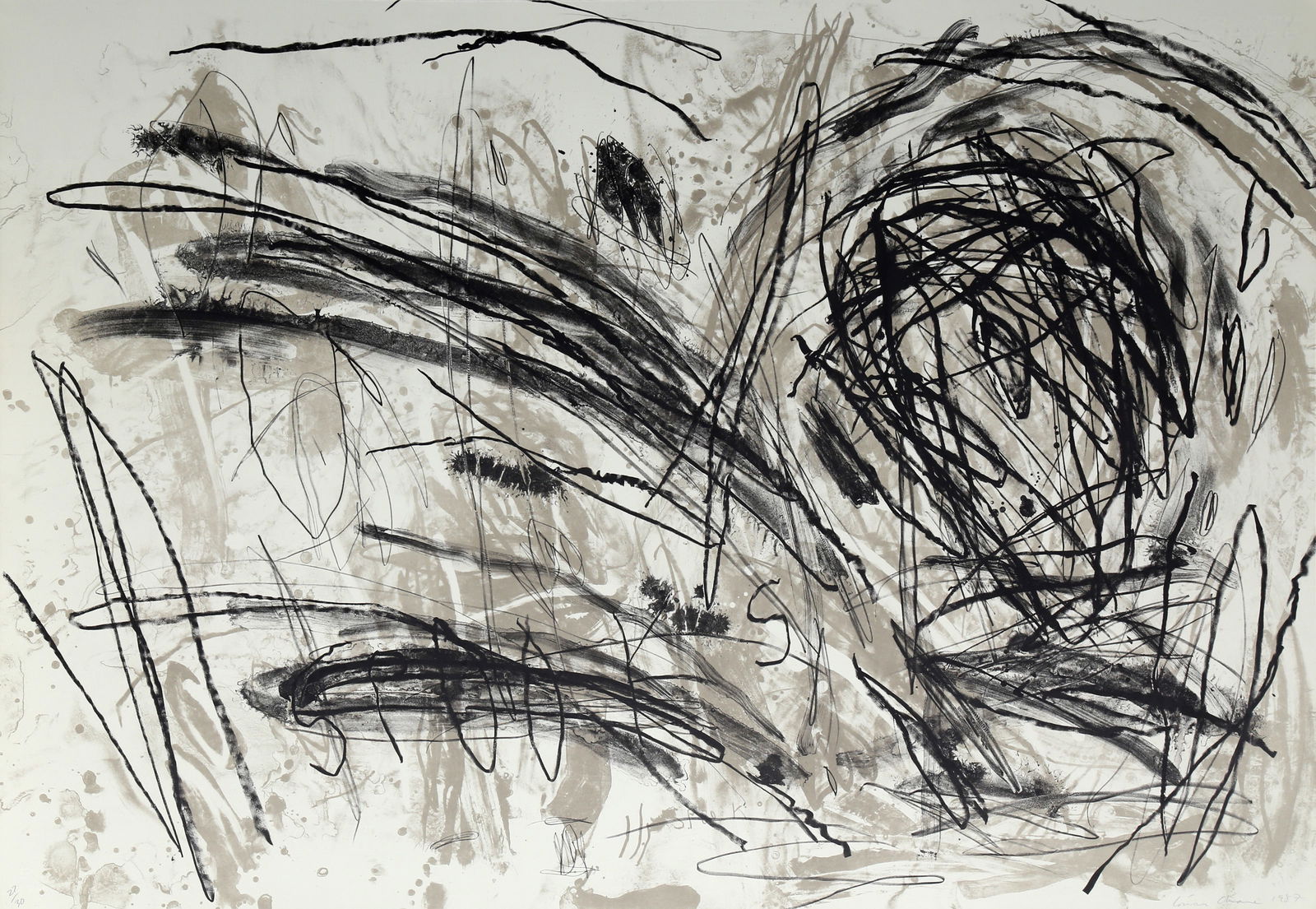 Louisa Chase, Abstract Expressionist Lithograph (1 of 3)