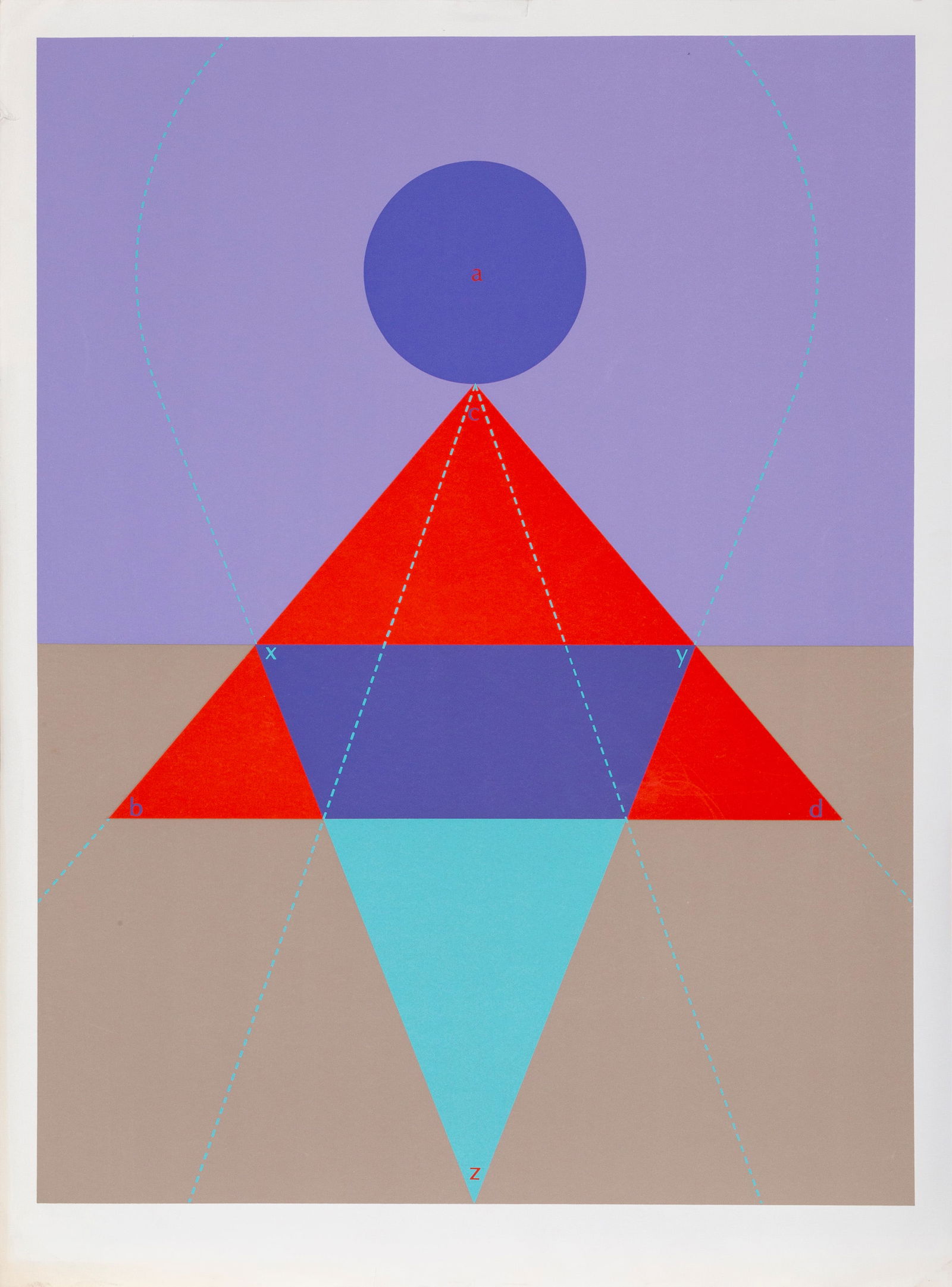 Kyohei Inukai (aka Earle Goodenow), Idea, Screenprint: Artist: Kyohei Inukai (aka Earle Goodenow), American (1913 - 1985) Title: Idea Year: circa 1977 Medium: Screenprint, signed and numbered in pencil Edition: 200, AP 30 Image Size: 32 x 24 inches Size:
