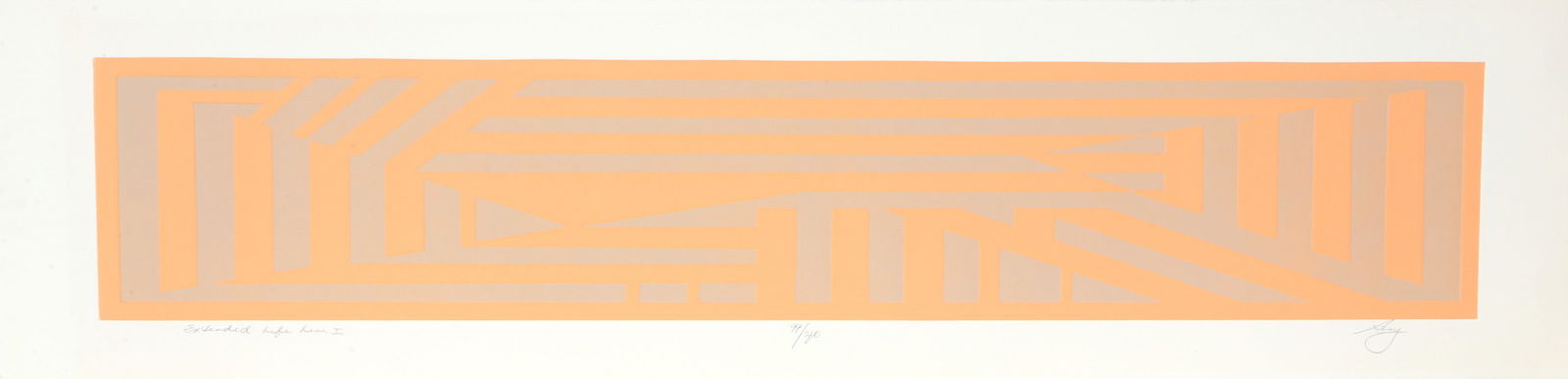 Elen Sevy, Extended Life Line I, Embossed Color Etching (1 of 3)