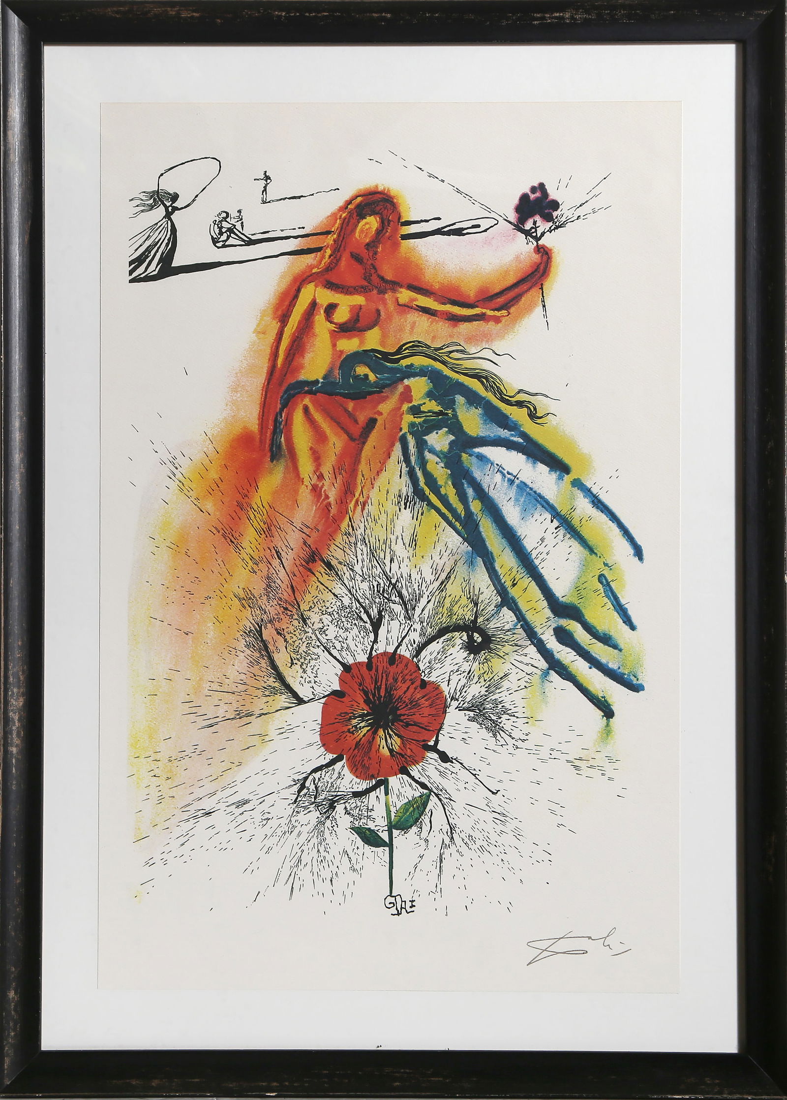 After Salvador Dali, Alice's Evidence from the Alice in Wonderland Portfolio, Poster: Artist: After Salvador Dali, Spanish (1904 - 1989) Title: Alice's Evidence from the Alice in Wonderland Portfolio Medium: Offset Lithograph Image Size: 22 x 15 inches Size: 24.5 x 16.75 in. (62.23 x 4