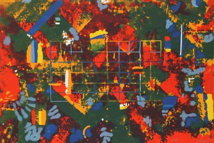 William Taggart, Geometric Abstract, Screenprint