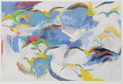 Dody Muller, Gulls, Screenprint