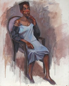 Inigo Sesma, La Promesa Azul, Oil on Board