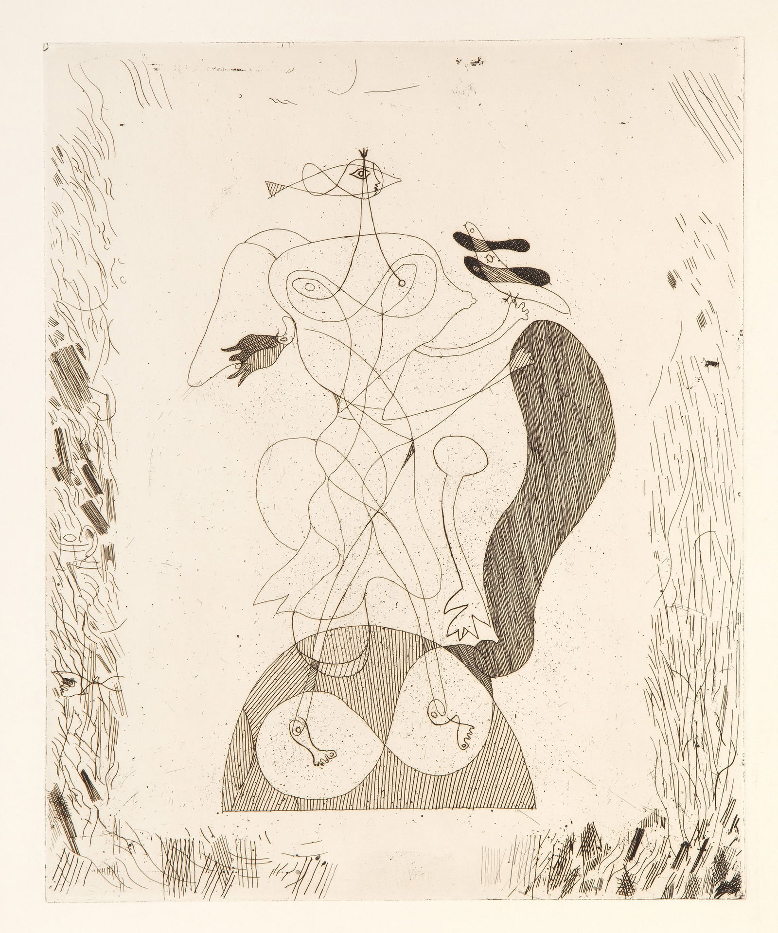 Georges Braque, La Theogonie d'Hesiode Vallier 20P, Etching on Hollande Van Gelder (1 of 4)