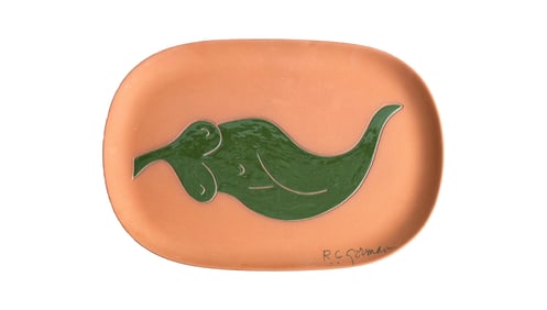 RC Gorman, Chili Verde, Hand Cast Ceramic