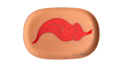 RC Gorman, Chili Rojo, Hand Cast Ceramic