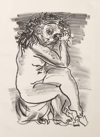 Raoul Dufy, Sitting Nude, Lithograph