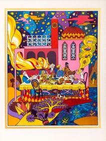 Shlomo Katz, The Four Questions, Lithograph