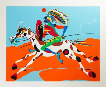Sergio Gonzales-Tornero, Ara Waya Nac, Screenprint