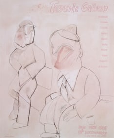 Jose Luis Cuevas, Tasende Gallery, Poster