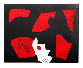 Charlie Hewitt, Untitled - C, Woodblock