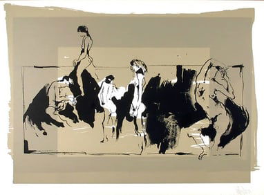 Gino Hollander, Orgy, Lithograph