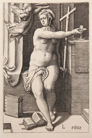 After Lucas van Leyden, La Foi, Heliogravure