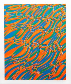 Stanley William Hayter, Untitled 2, from the Aquarius Suite, Screenprint
