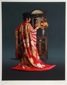 Douglas Hofmann, Red Kimono, Lithograph