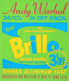 Andy Warhol, Brillo Soap Pads - Pasadena Art Museum Poster, Screenprint Poster