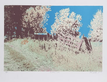 Max Epstein, Nostalgic Path, Screenprint